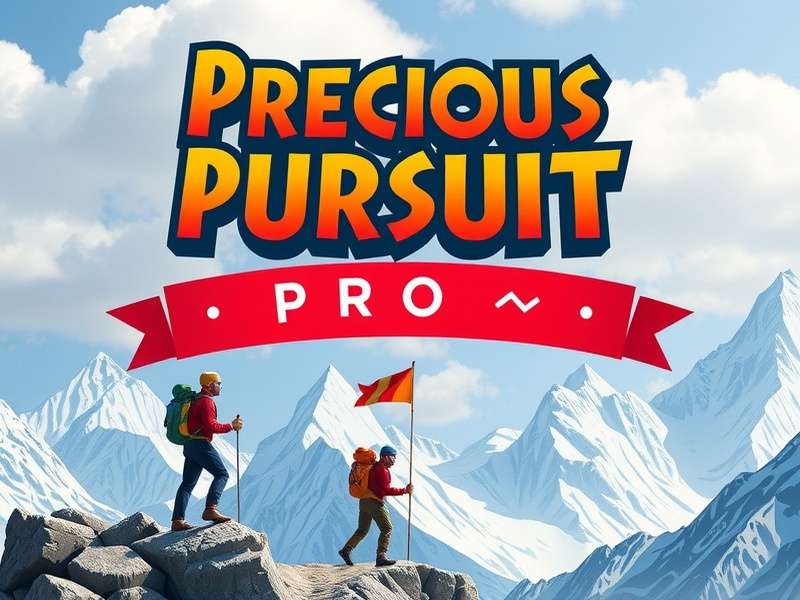 Precious Pursuit Pro game banner showing adventure characters